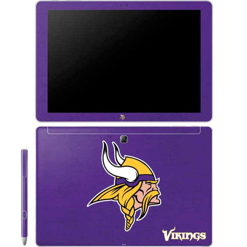 NFL Minnesota Vikings Distressed Galaxy Book 12in Skin